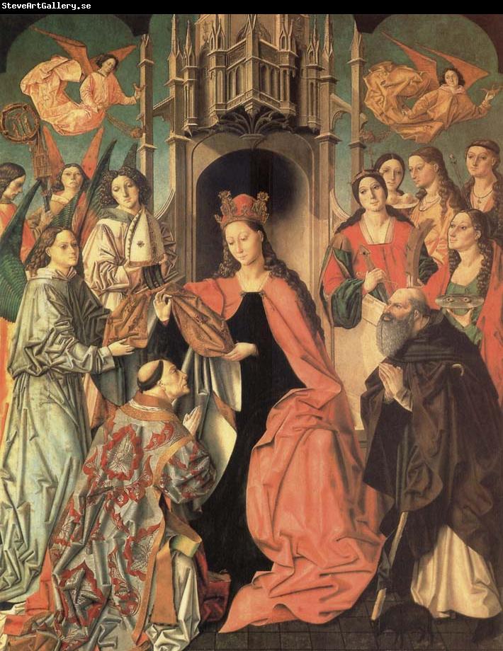 unknow artist San Ildefonso receiving the chasuble